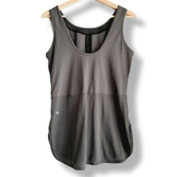 LULULEMON Athletic Muscle Tank Top Grey Sz S - Picture 6 of 10